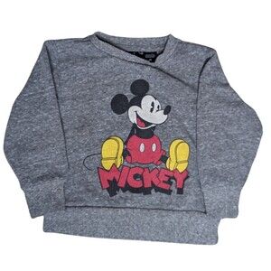 Disney Gray Mickey Sweatshirt Size 2t